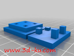 3D打印模型火柴盒拼图框的图片