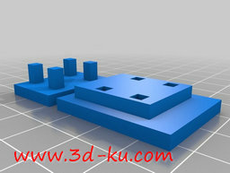 3D打印模型火柴盒拼图框的图片