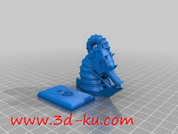 3D打印模型站立的海马的图片