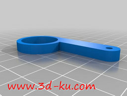 3D打印模型饮料瓶挂架的图片