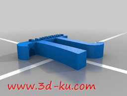 3D打印模型圆周率π字符的图片