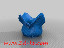 3D打印模型立方波花瓶的图片