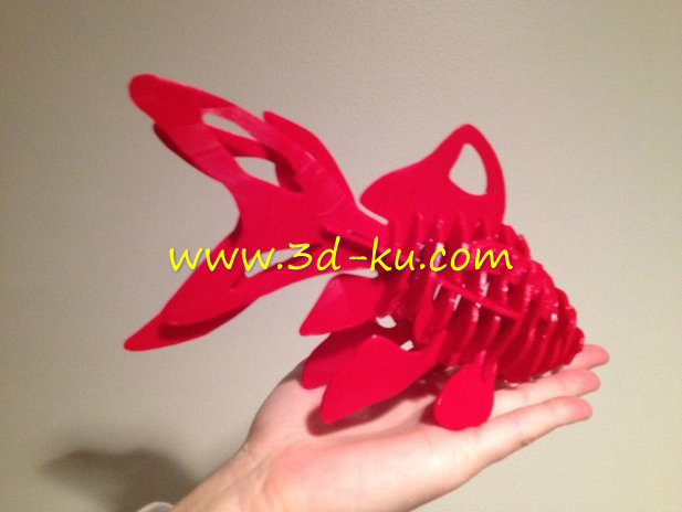 3D金鱼拼图模型的图片1
