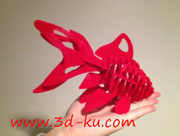 3D打印模型3D金鱼拼图的图片
