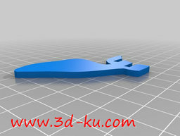 3D打印模型3D金鱼拼图的图片