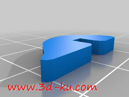 3D打印模型3D金鱼拼图的图片