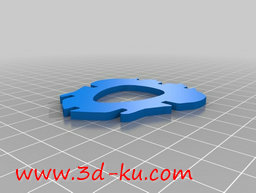 3D打印模型3D金鱼拼图的图片