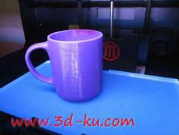 3D打印模型紫色的茶杯的图片