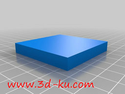 3D打印模型蓝色外星人的图片