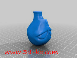 3D打印模型蓝色外星人的图片