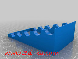 3D打印模型楼梯钢笔架的图片
