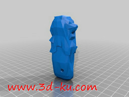 3D打印模型喷水的狮子手枪的图片