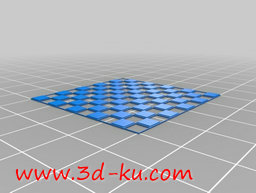 3D打印模型蜘蛛图案跳棋的图片