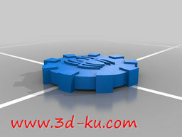 3D打印模型蜘蛛图案跳棋的图片