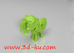 3D打印模型小马宝莉的图片