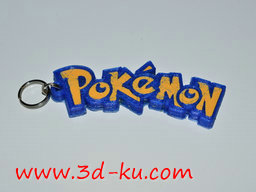 3D打印模型Pokemon GO钥匙扣的图片