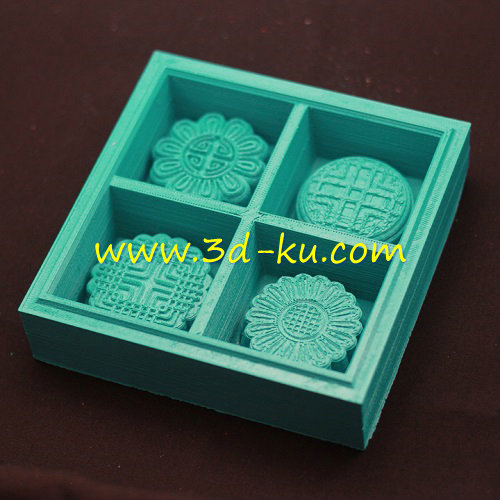 四个装月饼模具模型的图片1