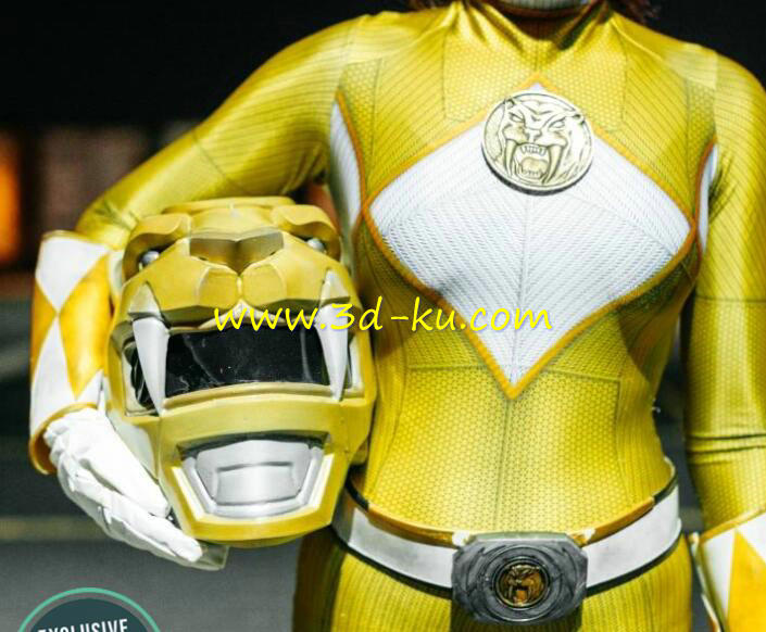 黄色电源游侠头盔模型的图片2