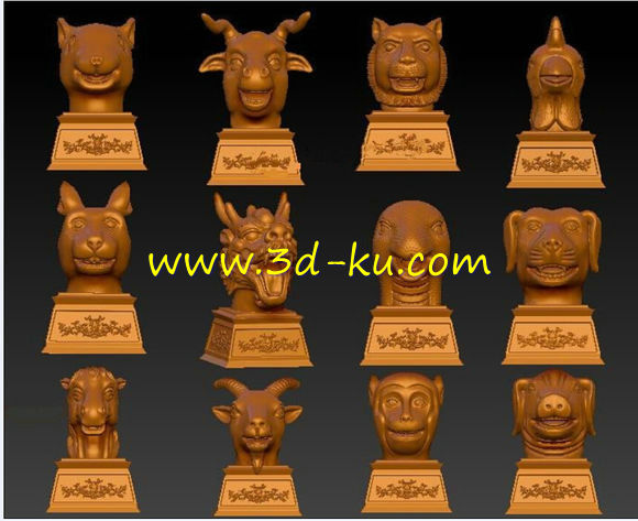 十二生肖模型的图片1