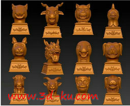 十二生肖模型的图片