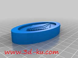 3D打印模型美丽的钻石吊坠的图片