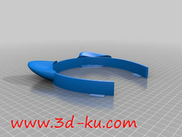 3D打印模型猫耳朵发卡的图片