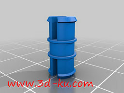 3D打印模型个性的螺丝手链的图片