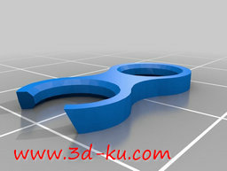3D打印模型个性的螺丝手链的图片