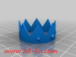 3D打印模型美丽的皇冠的图片