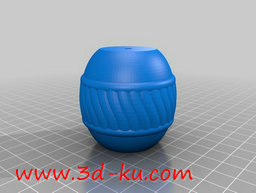 3D打印模型将这些头骨串在一起，的图片