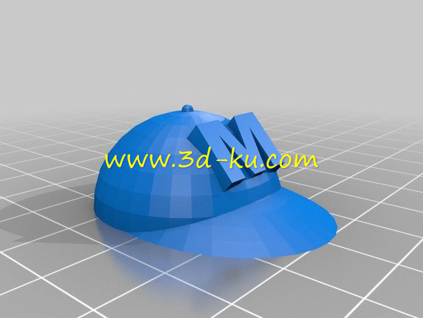 一款棒球帽装饰品模型的图片2