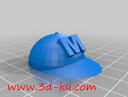 3D打印模型一款棒球帽装饰品的图片