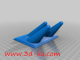 3D打印模型像三只手指的样子，可的图片