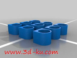 3D打印模型打印代表自己的字母戒的图片