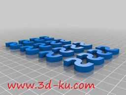 3D打印模型让项链整齐地挂起来，的图片