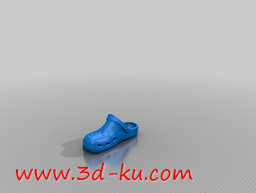 3D打印模型非常受欢迎的一款凉鞋的图片