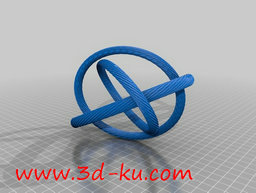 3D打印模型简单的设计，佩戴效果的图片