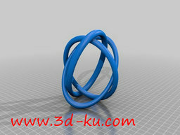 3D打印模型简单的设计，佩戴效果的图片