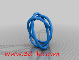 3D打印模型简单的设计，佩戴效果的图片