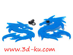 3D打印模型一对可佩带耳环的图片