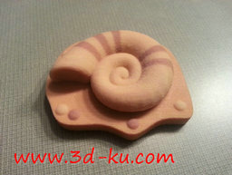 3D打印模型海螺挂饰的图片