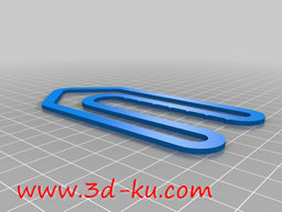 3D打印模型方巾整理夹的图片