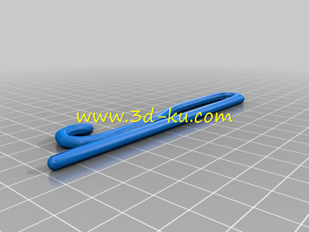 一款简单的发卡造型模型的图片3