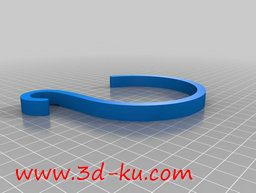 3D打印模型围巾存放架的图片