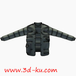 3D打印模型男式夹克的图片