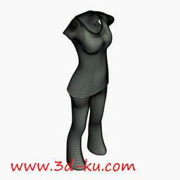 3D打印模型女式通勤工装的图片