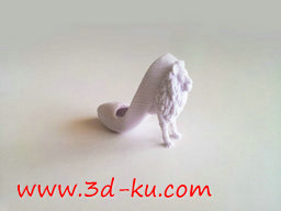 3D打印模型狮子高跟鞋的图片
