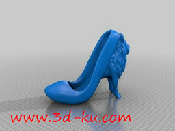 3D打印模型狮子高跟鞋的图片