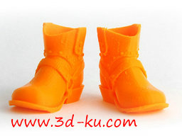 3D打印模型Makies牛仔靴的图片