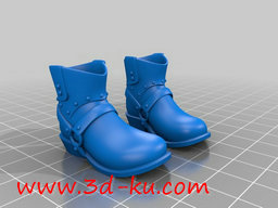 3D打印模型Makies牛仔靴的图片